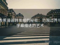 香蕉漫画转发前的秘密：范围边界与字幕描述的艺术