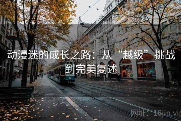 动漫迷的成长之路：从“越级”挑战到完美复述