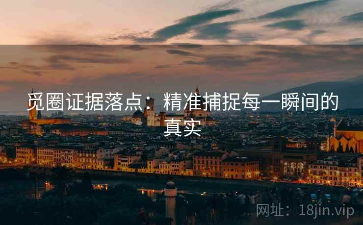 觅圈证据落点:精准捕捉每一瞬间的真实 觅圈证据落点:精准捕捉每一瞬间的真实