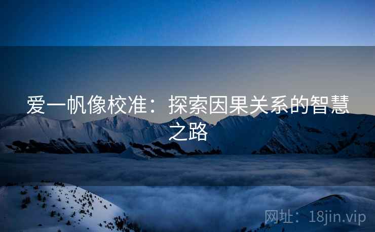 爱一帆像校准：探索因果关系的智慧之路